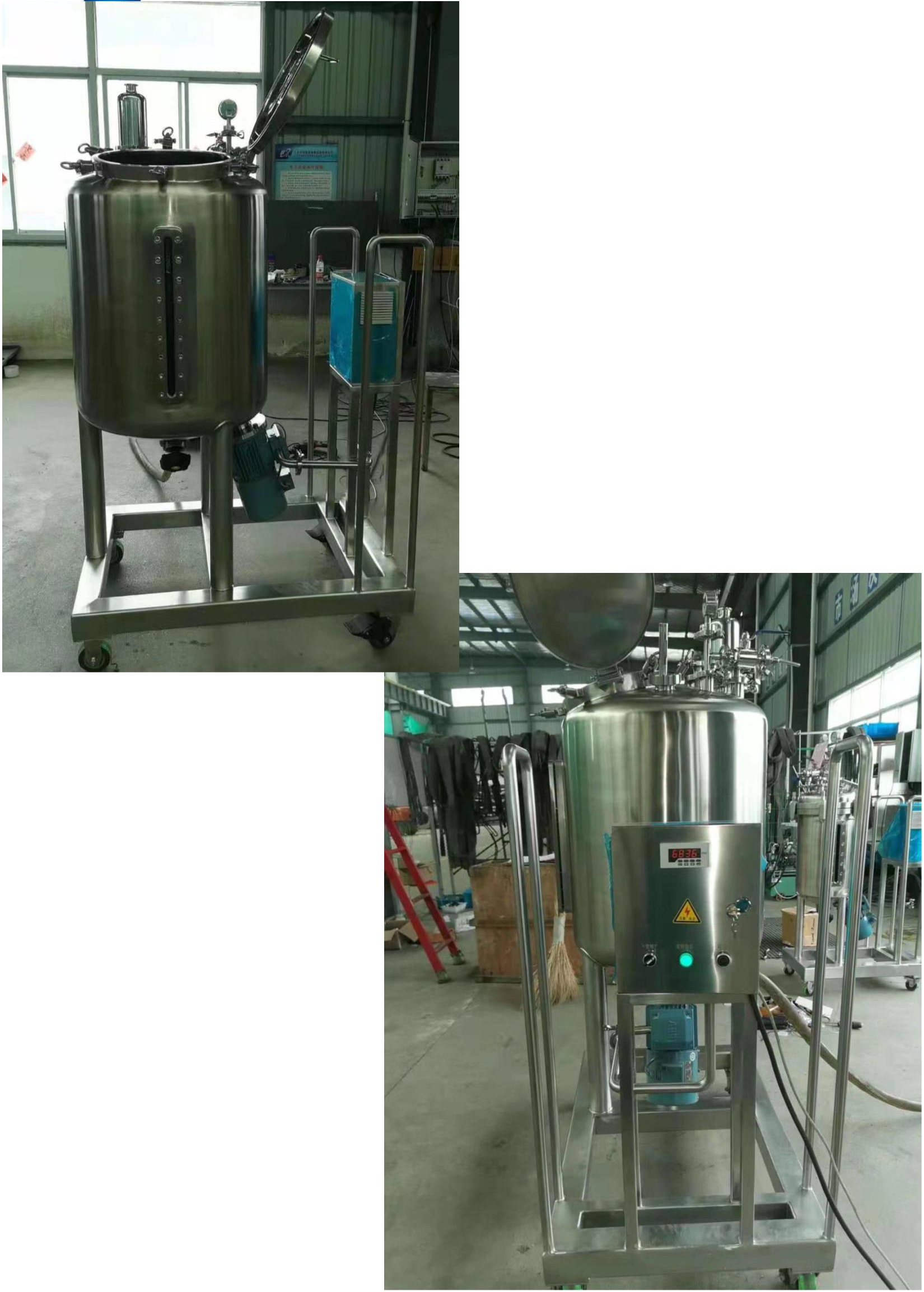 车间搅拌罐展示