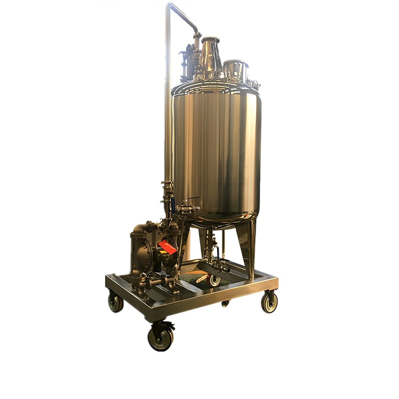 1000L不锈钢防爆罐 移动罐 搅拌罐 